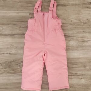 4T Carter's Light Pink Insulated Snow Bib Overalls Ski Pants Suit